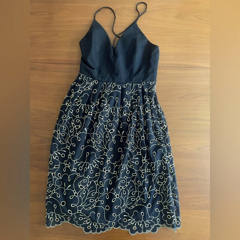 Anthropologie Maeve Eyelet Midi Dress, EUC - Picture 8 of 15